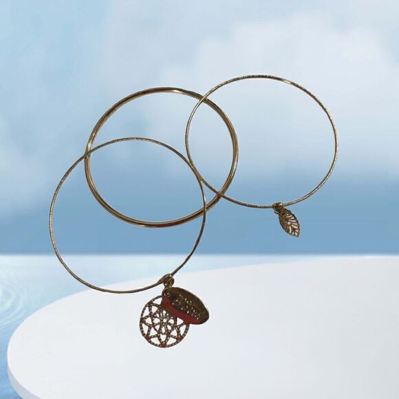 Bundle of Golden Bangles  - Picture 1 of 6